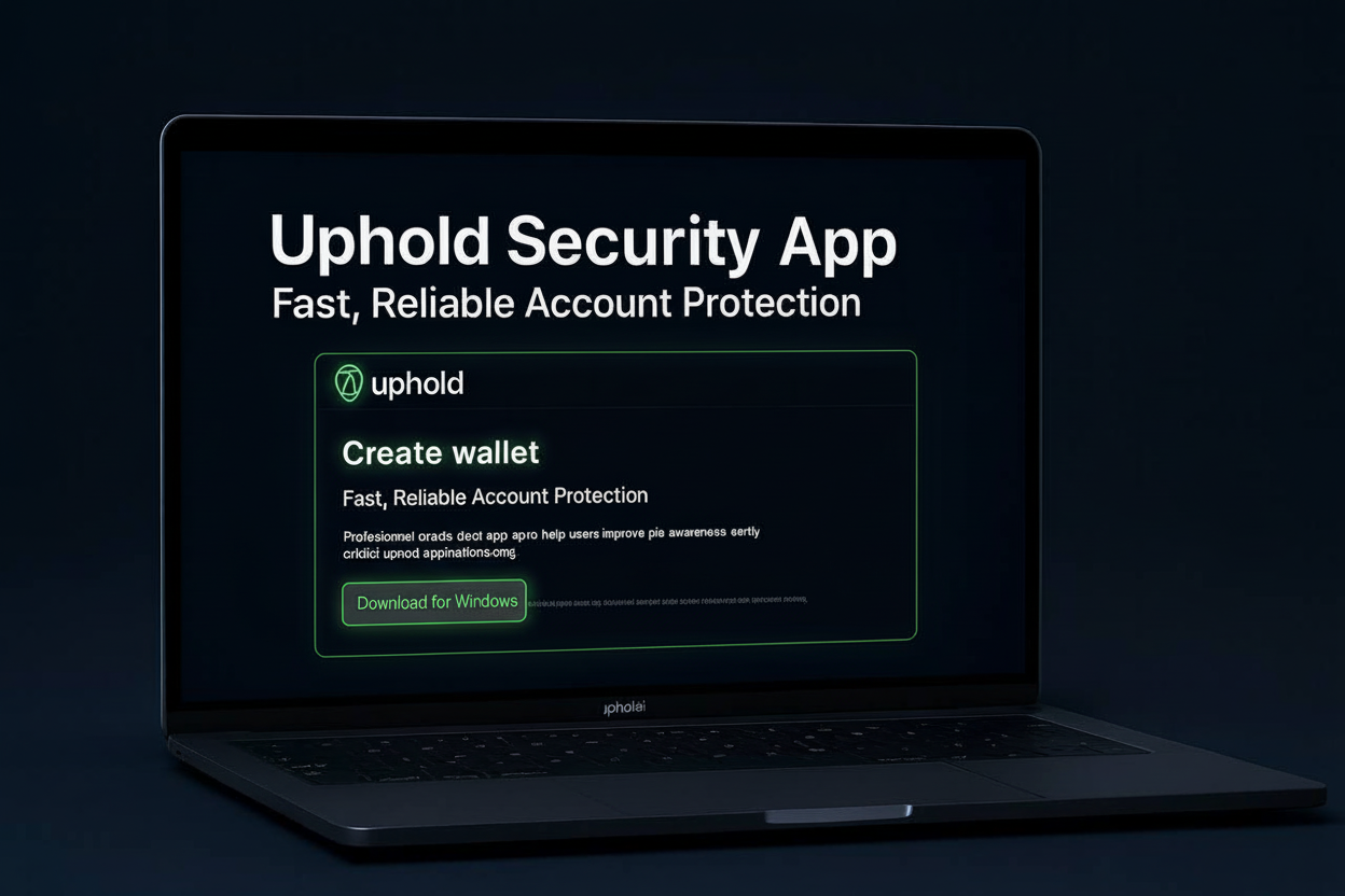 Uphold Security App Installation Interface
